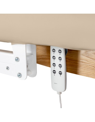 Lettino SPA Sillon Relax beige con base marrone...