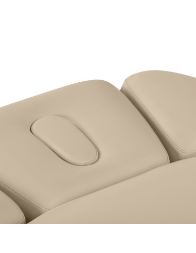 Lettino SPA Sillon Relax beige con base marrone...