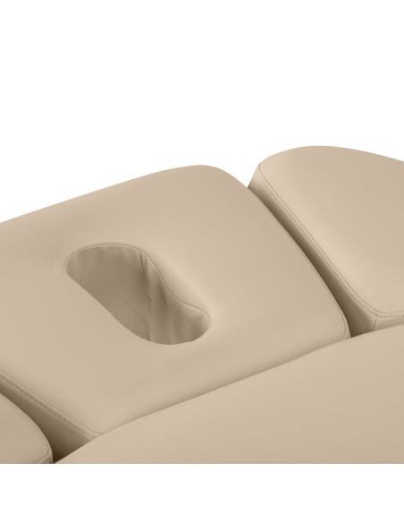 Lettino SPA Sillon Relax beige con base marrone chiaro