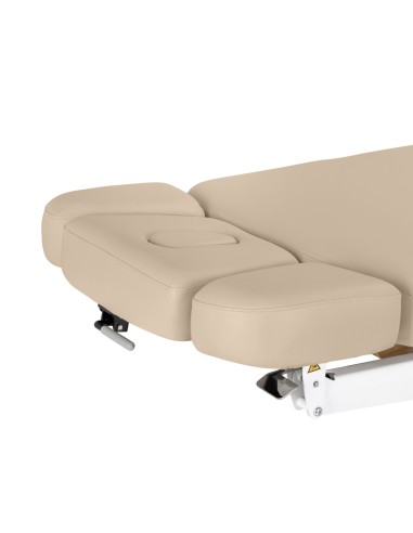 Lettino SPA Sillon Relax beige con base marrone...