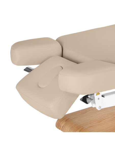 Lettino SPA Sillon Relax beige con base marrone chiaro
