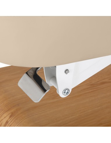 Lettino SPA Sillon Relax beige con base marrone...