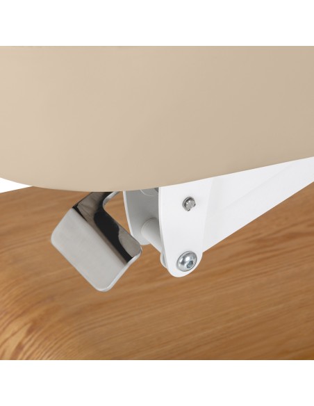 Lettino SPA Sillon Relax beige con base marrone chiaro