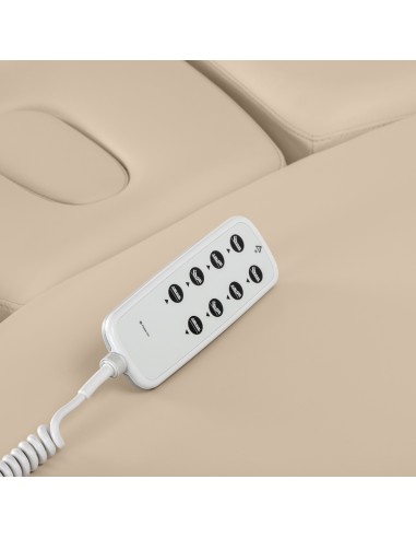 Lettino SPA Sillon Relax beige con base marrone...