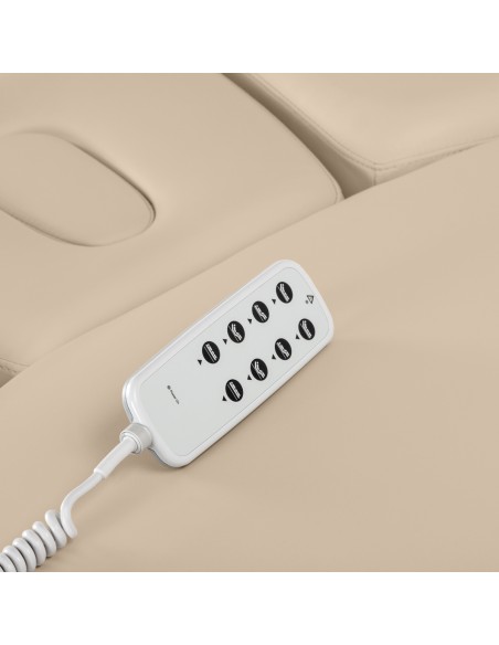Lettino SPA Sillon Relax beige con base marrone chiaro