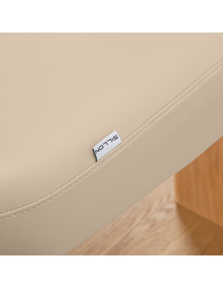 Lettino SPA Sillon Relax beige con base marrone chiaro