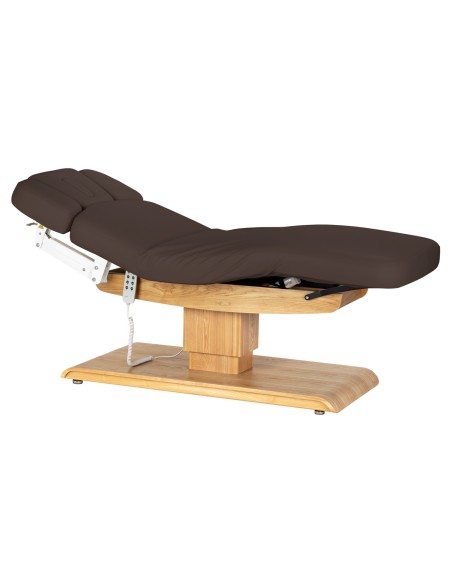 Lettino SPA Sillon Relax marrone scuro con base marrone chiaro