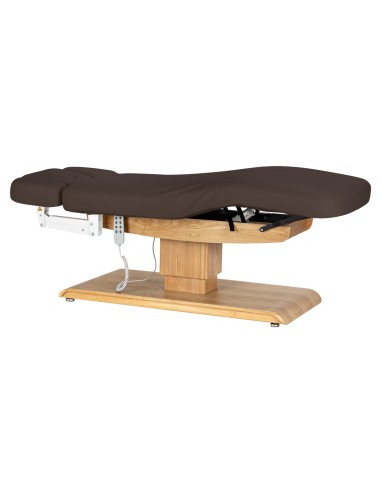 Lettino SPA Sillon Relax marrone scuro con base...