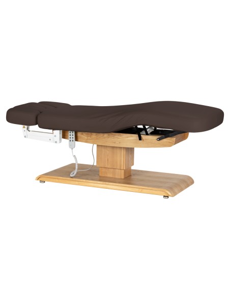 Lettino SPA Sillon Relax marrone scuro con base marrone chiaro