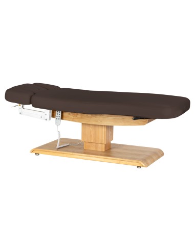 Lettino SPA Sillon Relax marrone scuro con base...