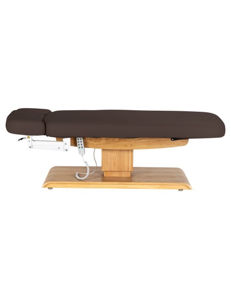 Lettino SPA Sillon Relax marrone scuro con base marrone chiaro