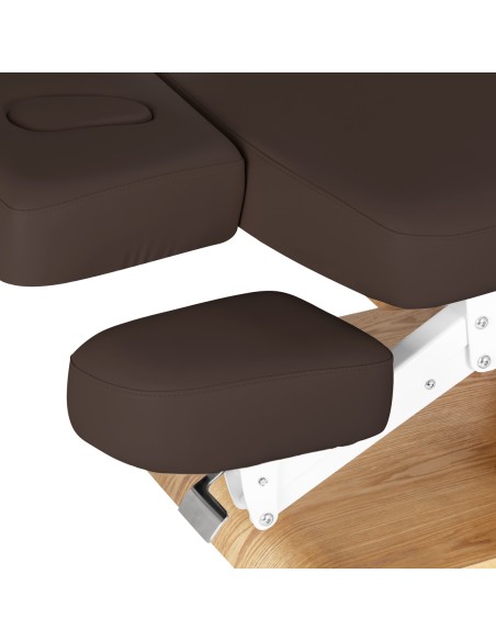 Lettino SPA Sillon Relax marrone scuro con base marrone chiaro