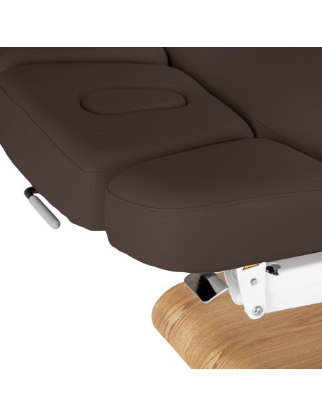 Lettino SPA Sillon Relax marrone scuro con base marrone chiaro
