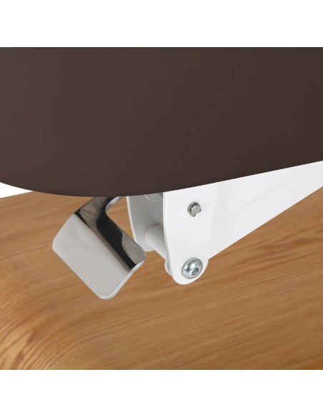 Lettino SPA Sillon Relax marrone scuro con base marrone chiaro