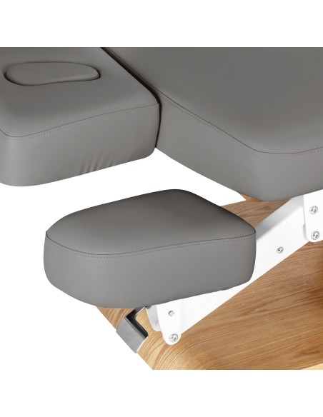 Lettino SPA Sillon Relax grigio con base marrone chiaro
