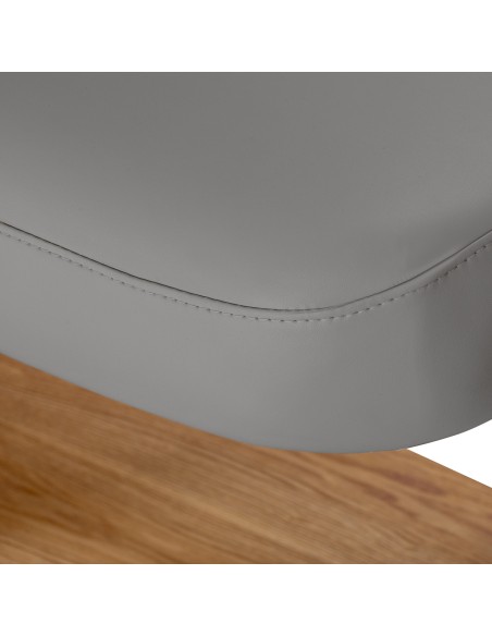 Lettino SPA Sillon Relax grigio con base marrone chiaro