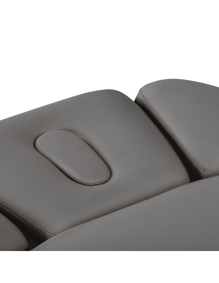 Lettino SPA Sillon Relax grigio con base marrone chiaro