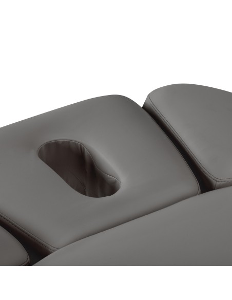 Lettino SPA Sillon Relax grigio con base marrone chiaro