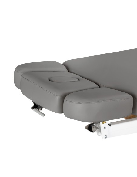 Lettino SPA Sillon Relax grigio con base marrone chiaro