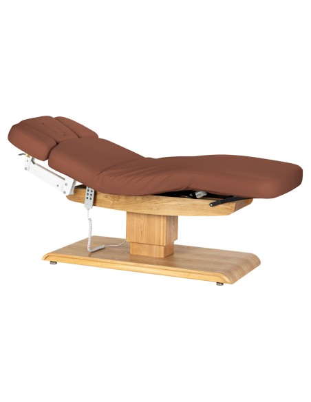 Lettino SPA Sillon Relax marrone con base marrone chiaro