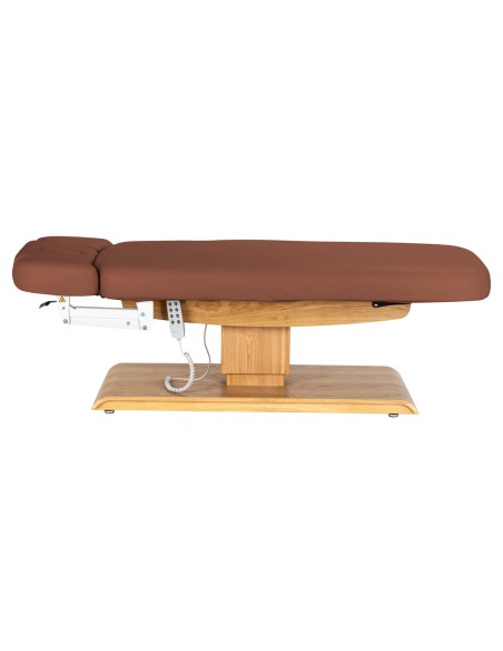 Lettino SPA Sillon Relax marrone con base marrone chiaro