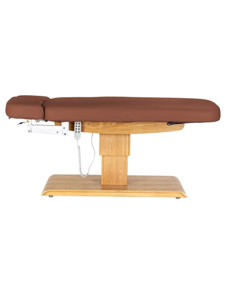 Lettino SPA Sillon Relax marrone con base marrone chiaro