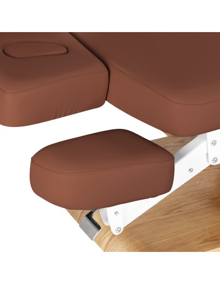 Lettino SPA Sillon Relax marrone con base marrone chiaro
