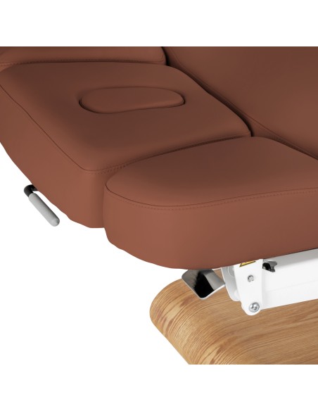 Lettino SPA Sillon Relax marrone con base marrone chiaro