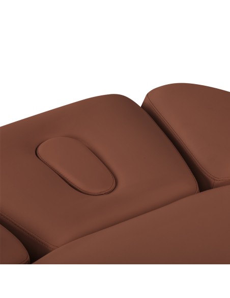 Lettino SPA Sillon Relax marrone con base marrone chiaro