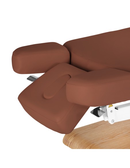 Lettino SPA Sillon Relax marrone con base marrone chiaro