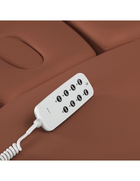 Lettino SPA Sillon Relax marrone con base marrone chiaro