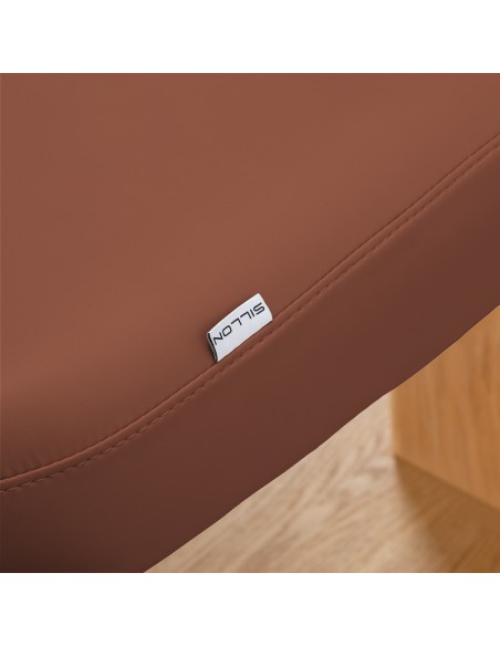Lettino SPA Sillon Relax marrone con base marrone chiaro