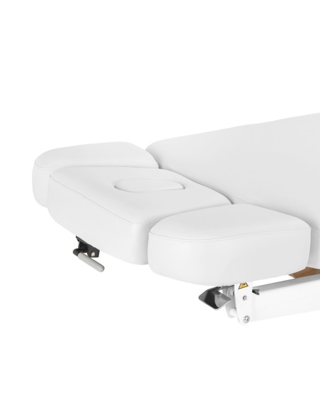 Lettino SPA Sillon Relax bianco con base marrone chiaro