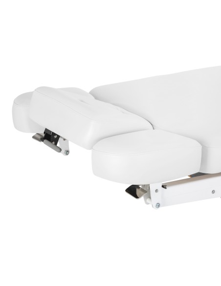 Lettino SPA Sillon Relax bianco con base marrone chiaro