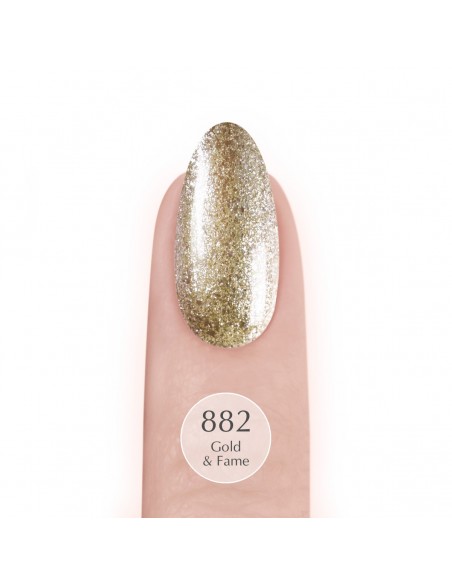 882 Smalto semipermanente UV LaQ Gold & Fame 8ml 882 Smalto semipermanente UV LaQ Gold & Fame 8ml