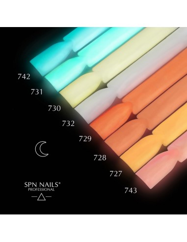 742 Smalto semipermanente UV LaQ Lilly In The Dark 8ml