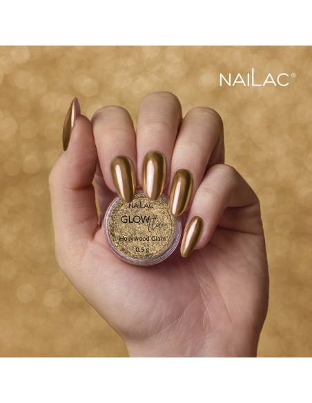 Polvere a specchio Hollywood Glam NaiLac 0,5g