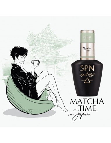 908 Smalto semipermanente UV LaQ Matcha Time 8ml
