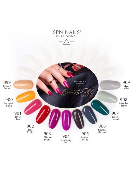 906 Smalto semipermanente UV LaQ Smooky Raven 8ml