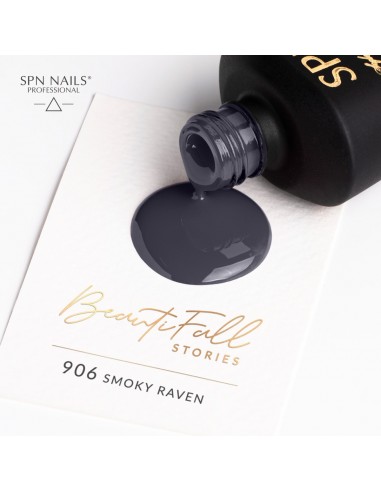 906 Smalto semipermanente UV LaQ Smooky Raven 8ml