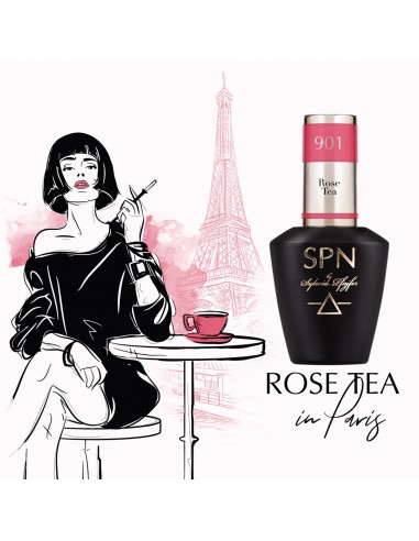 901 Smalto semipermanente UV LaQ Rose Tea 8ml