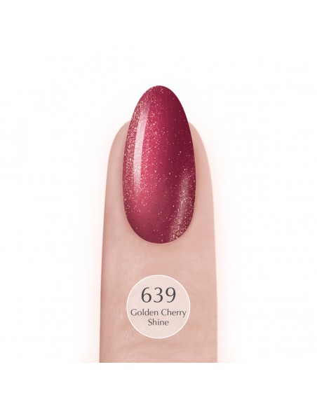 639 Smalto semipermanente UV LaQ Golden Cherry Shine 8ml