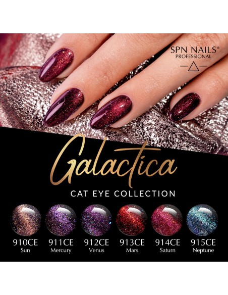 Smalto magnetico UV LaQ Cat Eye 5D 910CE Sun 8ml