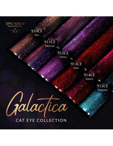 Smalto magnetico UV LaQ Cat Eye 5D 913CE Mars 8ml