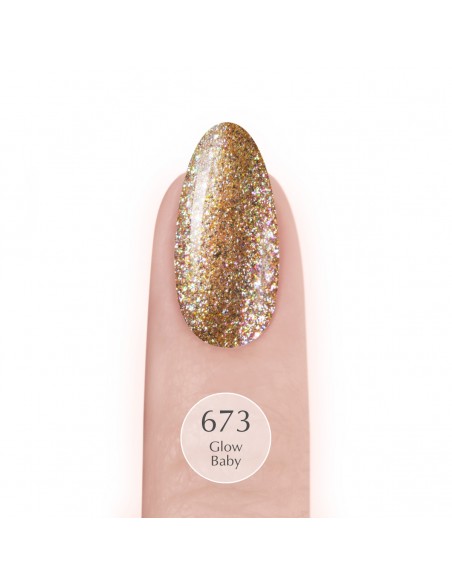 673 Smalto semipermanente UV LaQ Glow Baby 8ml 673 Smalto semipermanente UV LaQ Glow Baby 8ml
