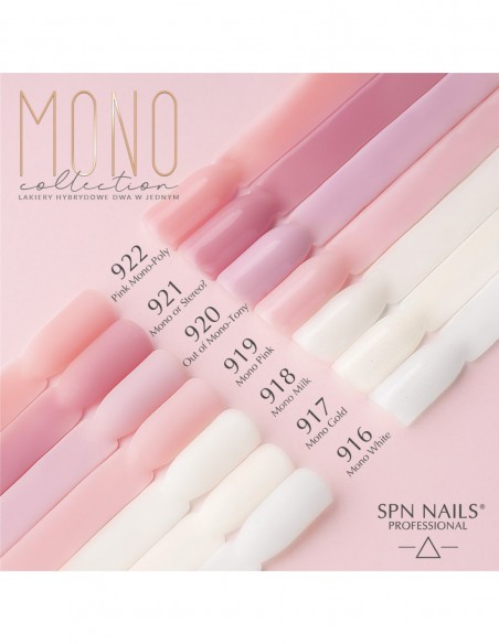 919 Smalto semipermanente UV LaQ Mono Pink 8ml 919 Smalto semipermanente UV LaQ Mono Pink 8ml