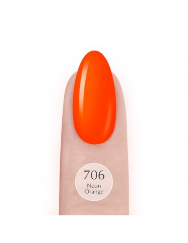 706 Smalto semipermanente UV LaQ Neon Orange 8ml