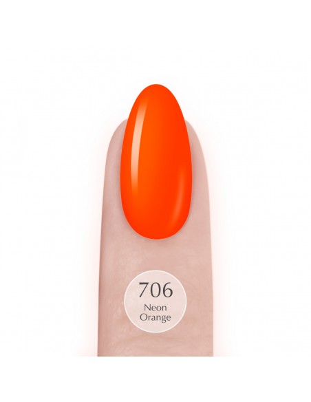 706 Smalto semipermanente UV LaQ Neon Orange 8ml