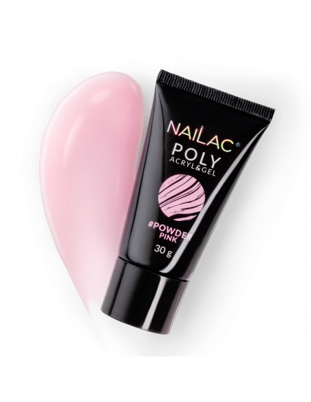 Poly Acryl Gel Powder Pink 30g NaiLac Poly Acryl Gel Powder Pink 30g NaiLac
