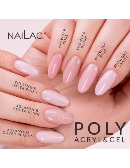Poly Acryl Gel Powder Pink 30g NaiLac Poly Acryl Gel Powder Pink 30g NaiLac